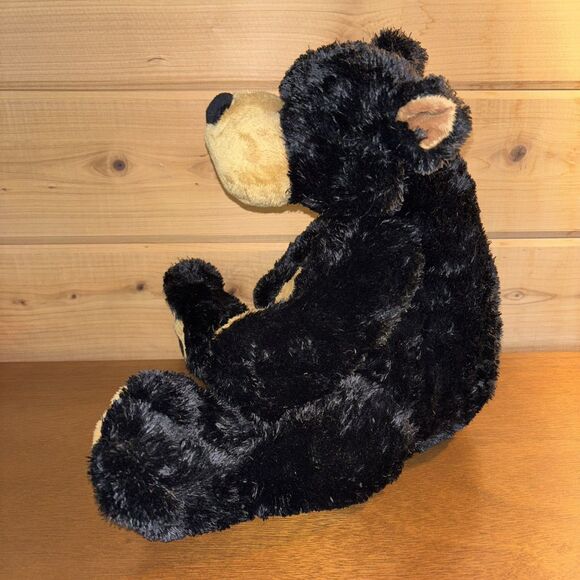 Teddy Bear Black Stuffed Animals 10'' Tall Soft Clean Stocking Stuffer - Picture 4 of 10